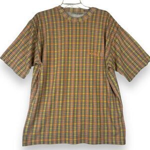 Plaid Short Sleeve Men's Tee